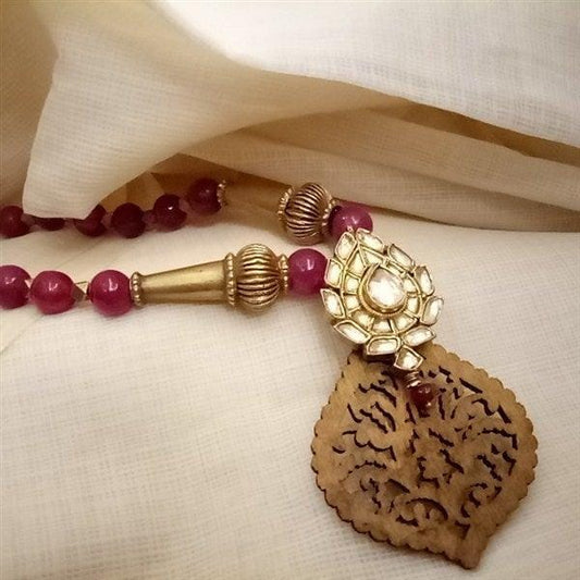 Kundan Pendant Mala-0